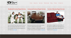 Desktop Screenshot of profurnituredoctor.com